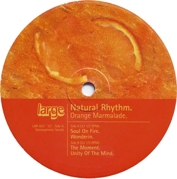 Album cover for Orange Marmalade by Natural Rhythm