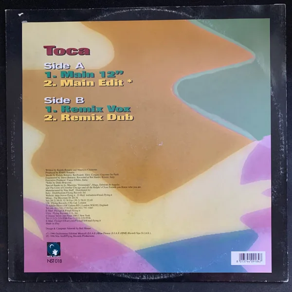 Album cover for Toca by Ralphi Rosario