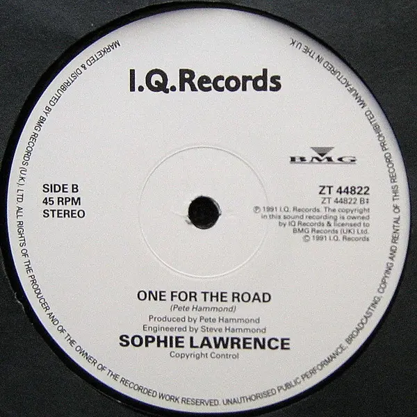 Sophie Lawrence - Love's Unkind, Electronic, Pop, Disco, Synth-pop, Vocal, 1991 - I.Q. Records, UK, Vinyl 1x 12"