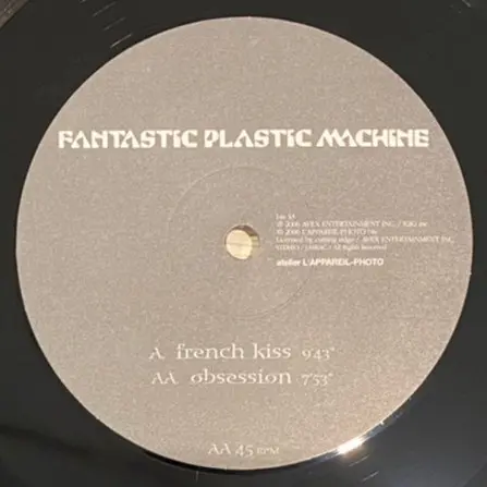 Fantastic Plastic Machine - French Kiss, Electronic, House, 2006 - L'Appareil-Photo Bis, Japan, Vinyl 1x 12", 45 RPM, Single,