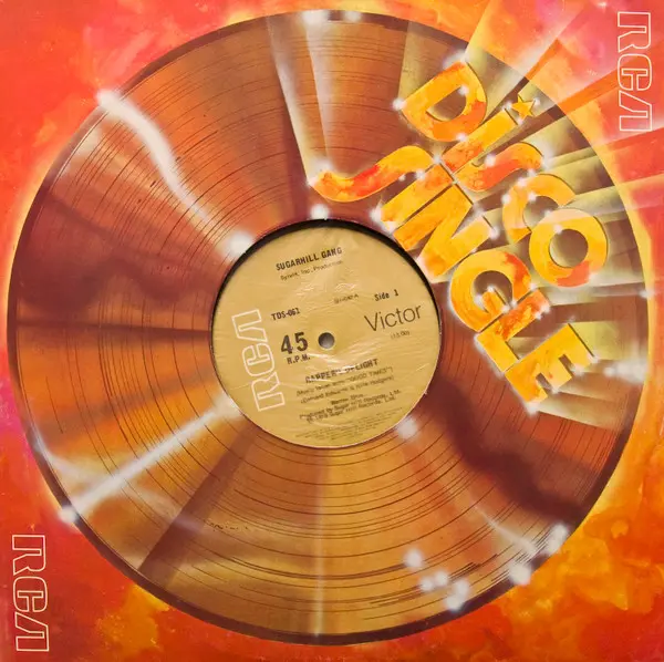 Sugarhill Gang - Rapper's Delight, Electronic, Hip Hop, Disco, 1979 - RCA Victor, Australia, Vinyl 1x 12", 45 RPM, Single