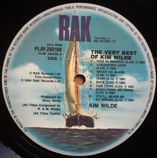 Album cover for The Very Best Of Kim Wilde by Kim Wilde