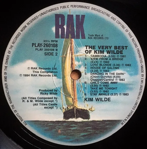 Album cover for The Very Best Of Kim Wilde by Kim Wilde