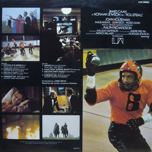 Album cover for Rollerball (Original Soundtrack Recording) by André Previn