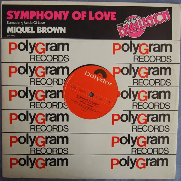 Album cover for Symphony Of Love by Miquel Brown