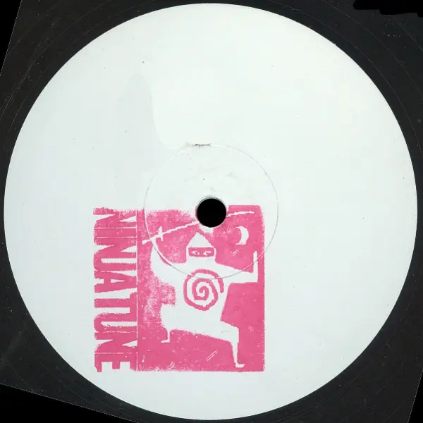 Coldcut - Autumn Leaves, Electronic, Breakbeat, Downtempo, Jazzdance, 1993 - Ninja Tune, UK, Vinyl 1x 12", 45 RPM, White Labe