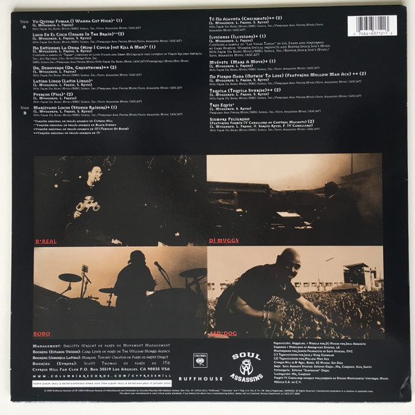 Cypress Hill - Los Grandes Éxitos En Español, Hip Hop, Latin, Gangsta, 1999 - Columbia, Ruffhouse Records, US, Vinyl 1x LP, A