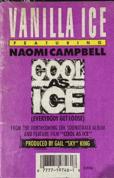 Vanilla Ice Feat. Naomi Campbell - Cool As Ice (Everybody Get Loose), Hip Hop, 1991 - SBK Records, US, Vinyl 1x 12"