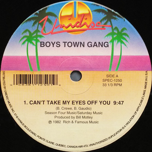 Can't Take My Eyes Off You / I Just Can't Help Believing