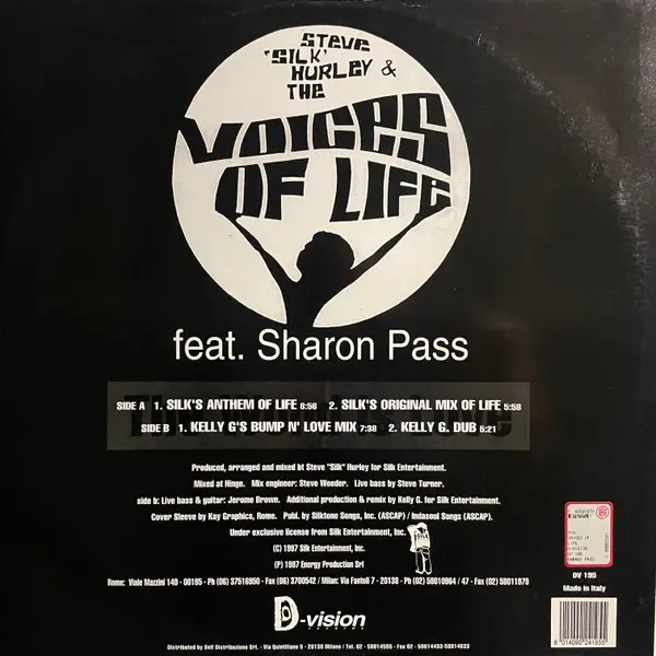 Steve "Silk" Hurley & Voices Of Life, The Feat. Sharon Pass - The Word Is Love, Electronic, House, 1997 - D:vision Records, I