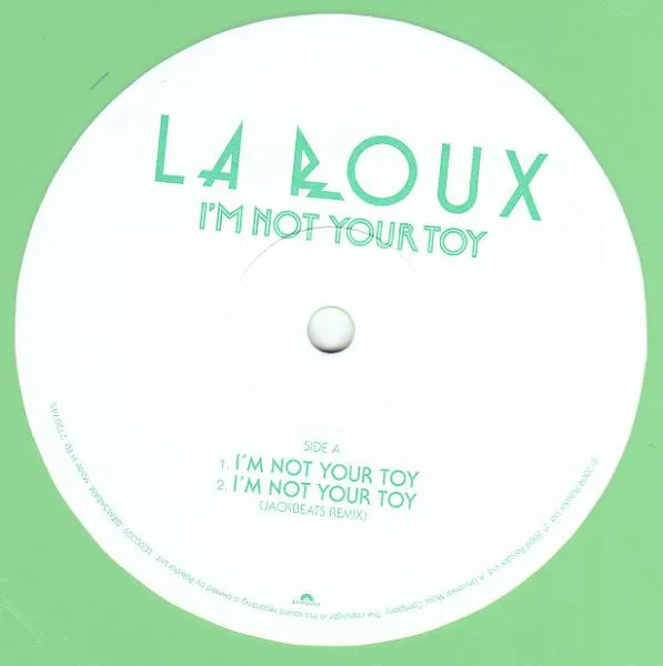 Album cover for I'm Not Your Toy by La Roux