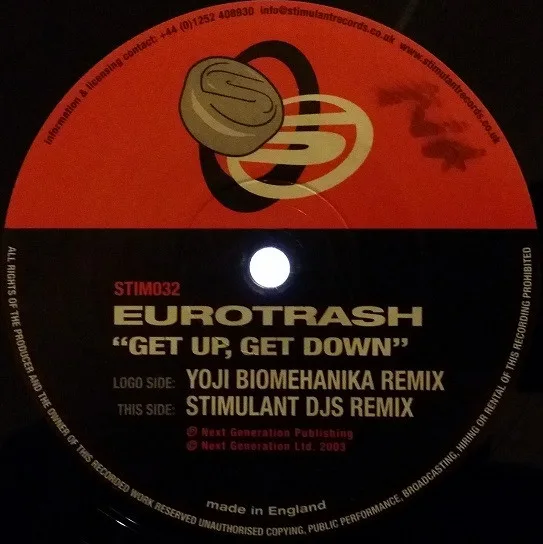 Album cover for Get Up, Get Down by Eurotrash