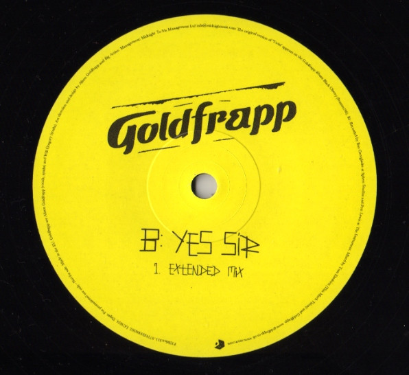 Goldfrapp - Twist, Electronic, Electro, House, 2003 - Mute, UK, Vinyl 1x 12", Promo, 33 ⅓ RPM