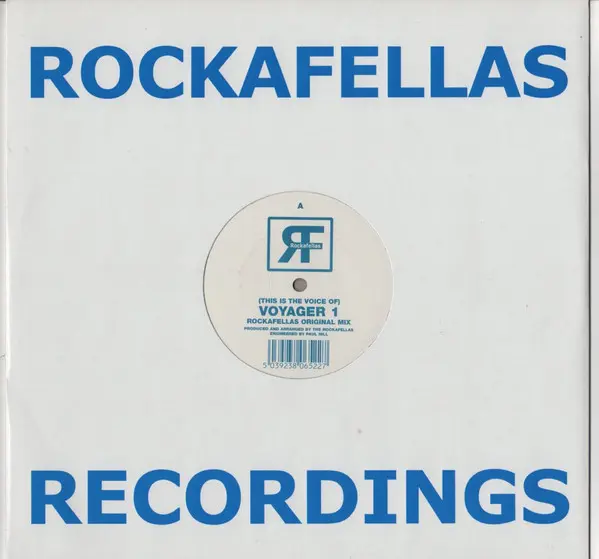 Rockafellas - (This Is The Voice Of) Voyager 1, Electronic, Hard House, 2002 - Rockafellas Recordings, UK, Vinyl 1x 12"