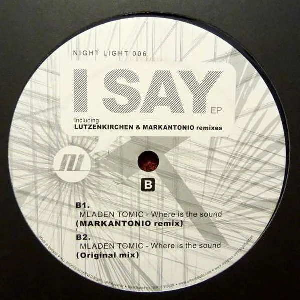 Album cover for I Say EP by Mladen Tomic