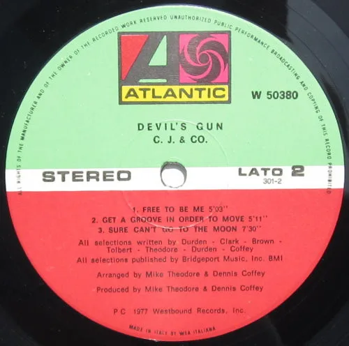 Album cover for Devil's Gun by C.J. & Co