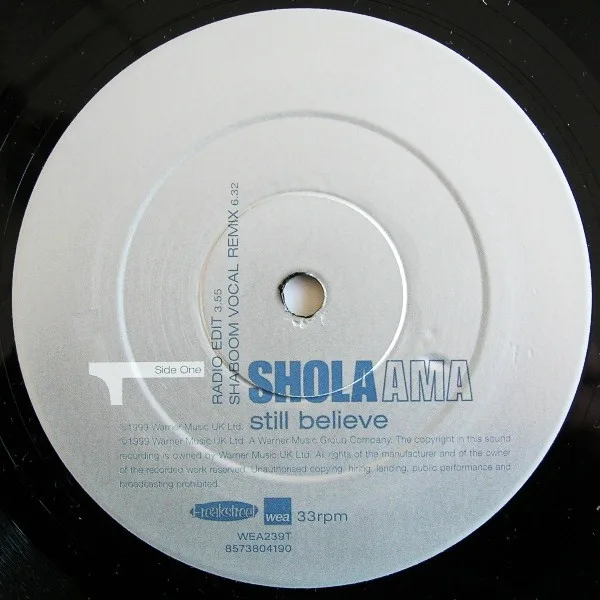 Album cover for Still Believe by Shola Ama