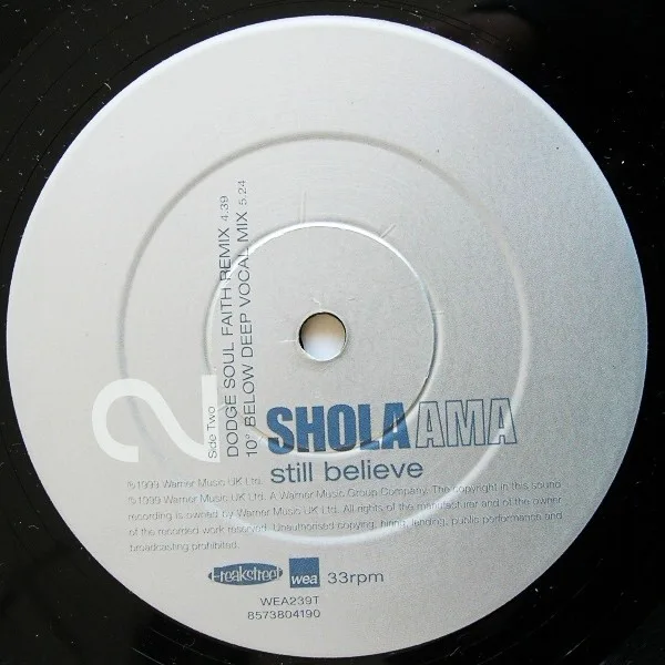 Album cover for Still Believe by Shola Ama