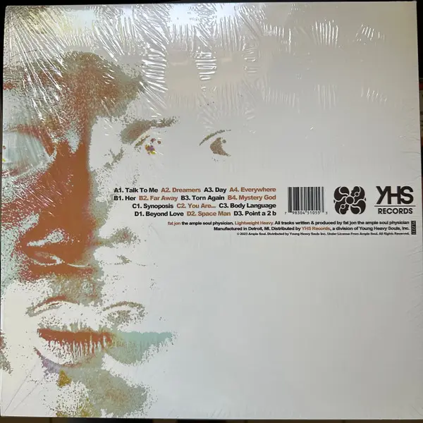Fat Jon - Lightweight Heavy, Electronic, Hip Hop, Downtempo, Instrumental, 2023 - YHS Records, US, Vinyl 2x LP, Reissue, Ster