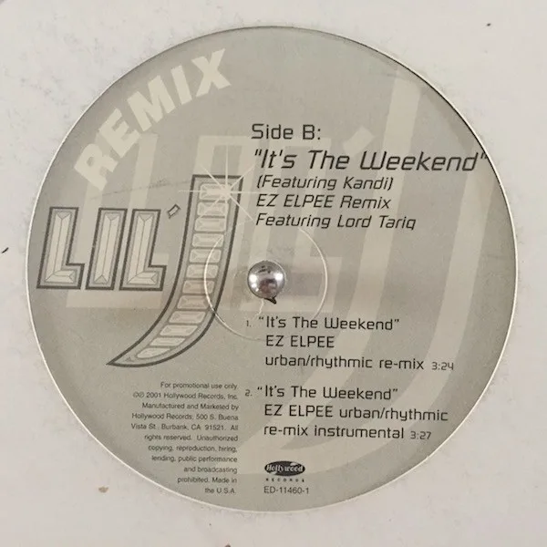 Album cover for It's The Weekend (Remix) by Lil' J (4)