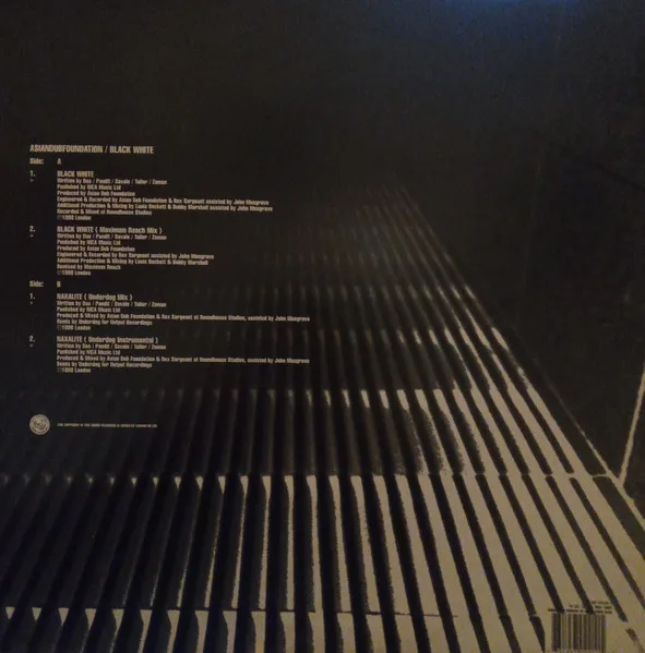 Album cover for Black White by Asian Dub Foundation