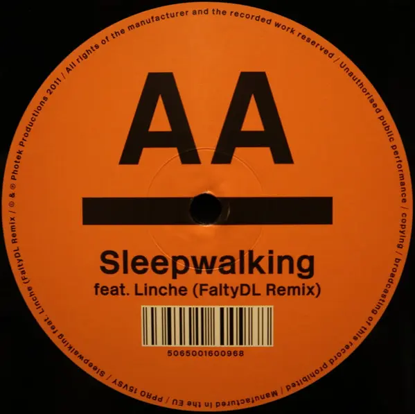 Photek - Sleepwalking / FaltyDL Remix, Electronic, Deep House, Dubstep, House, 2011 - Photek Productions, UK, Vinyl 1x 12", 4