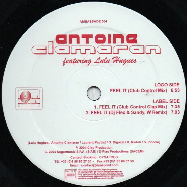 Album cover for Feel It (Part 1) by Antoine Clamaran Featuring Lulu Hughes