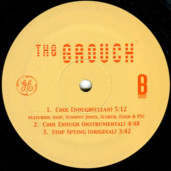 Grouch, The - Wish You A Good Day, Hip Hop, Hip Hop, 2000 - TRC Distribution, US, Vinyl 1x 12"