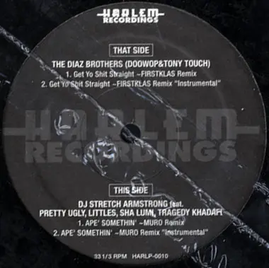 Get Yo Shit Straight (Firstklas Remix) / Ape' Somethin' (Muro Remix)