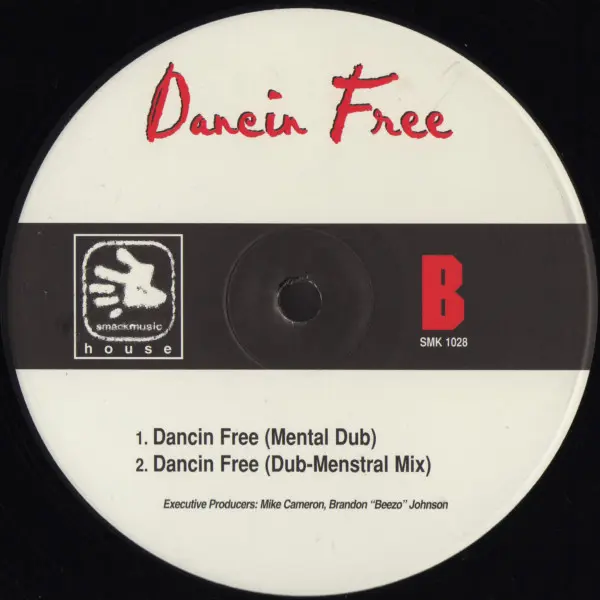 Mental Instrum Featuring Angel Rogers - Dancin Free, Electronic, Garage House, 1999 - Smack Music, US, Vinyl 1x 12", 33 ⅓ RPM