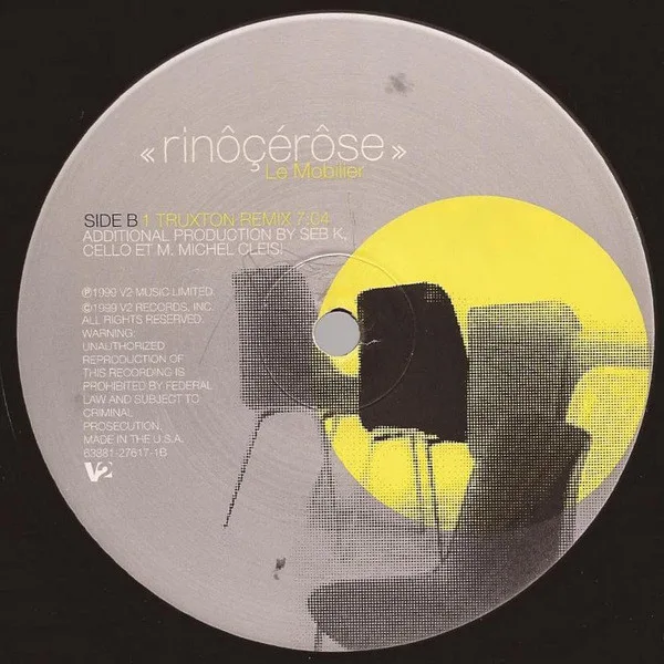 Album cover for Le Mobilier by Rinôçérôse