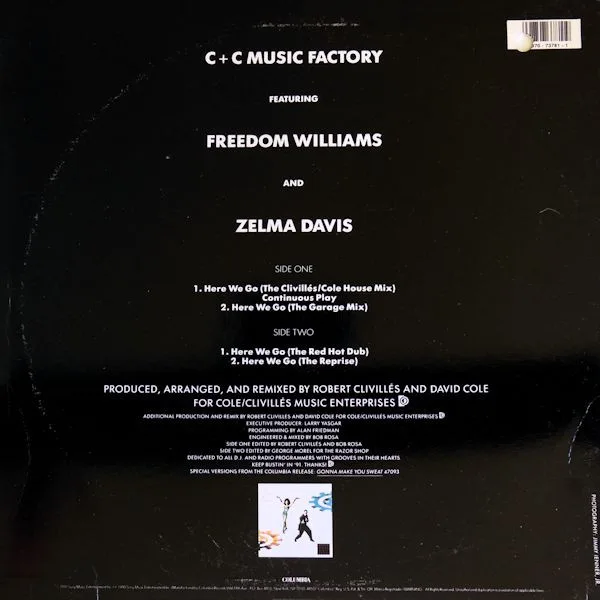 Album cover for Here We Go - The Remixes by C + C Music Factory