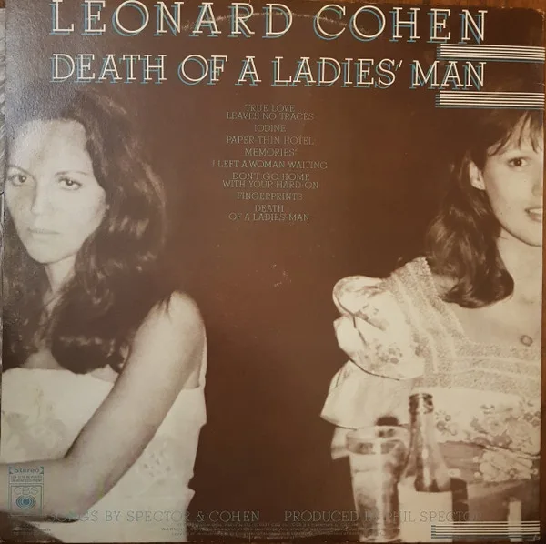 Album cover for Death Of A Ladies' Man by Leonard Cohen