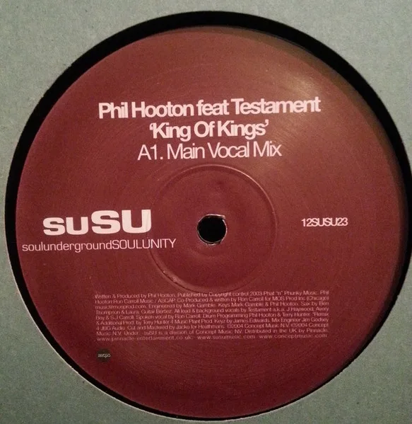 Album cover for King Of Kings by Phil Hooton Featuring Testament