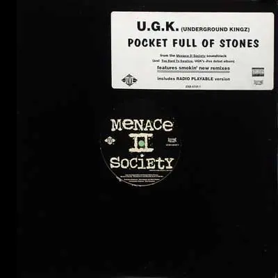 UGK - Pocket Full Of Stones, Hip Hop, Gangsta, 1993 - Bigtyme Recordz, Jive, US, Vinyl 1x 12", 33 ⅓ RPM