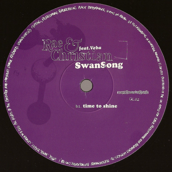 Rae & Christian - Swansong, Electronic, Trip Hop, 1999 - Grand Central Records, UK, Vinyl 1x 12", Single