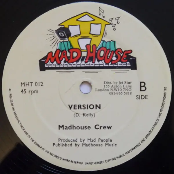 Wayne Wonder / Madhouse Crew - Karma Charmeleon, Reggae, Dancehall, 1993 - Mad House, UK, Vinyl 1x 12", 45 RPM, Stereo
