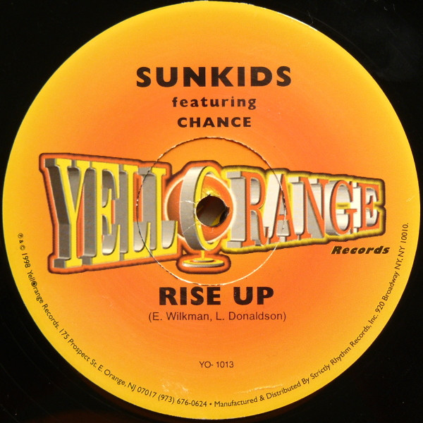 Sunkids Featuring Chance - Rise Up, Electronic, House, Latin, 2000 - Yellorange, US, Vinyl 2x 12", 33 ⅓ RPM