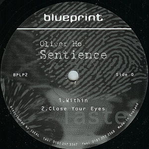 Oliver Ho - Sentience, Electronic, Techno, 1999 - Blueprint, UK, Vinyl 2x 12", 33 ⅓ RPM, Album