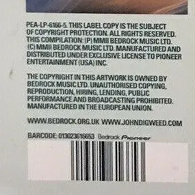 John Digweed - MMII, Electronic, Electro, Progressive Breaks, Progressive House, Techno, 2002 - Bedrock Records, UK, Vinyl 3x