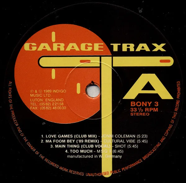 Album cover for Garage Trax 3 - The Garage Sound Of Easy Street Records by Various
