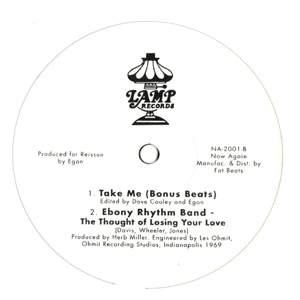 Album cover for Take Me / The Thought Of Losing Your Love by Fabulous Souls / Ebony Rhythm Band