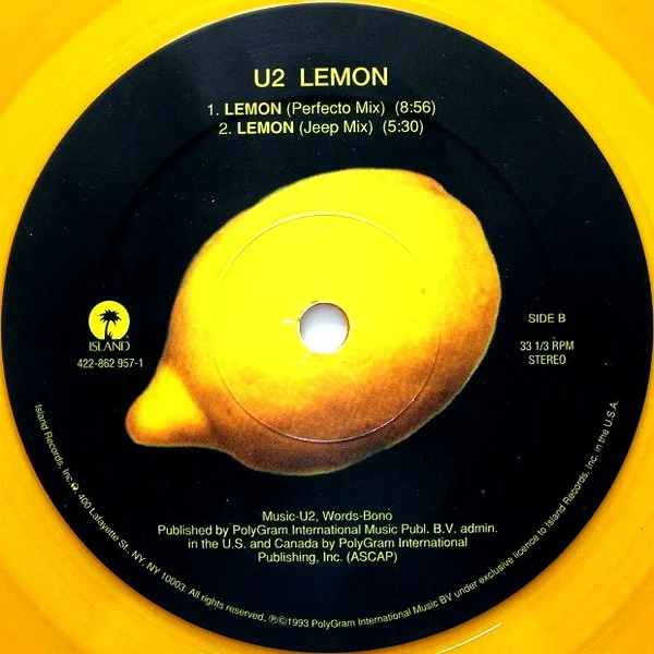 Album cover for Lemon (Remixes) by U2