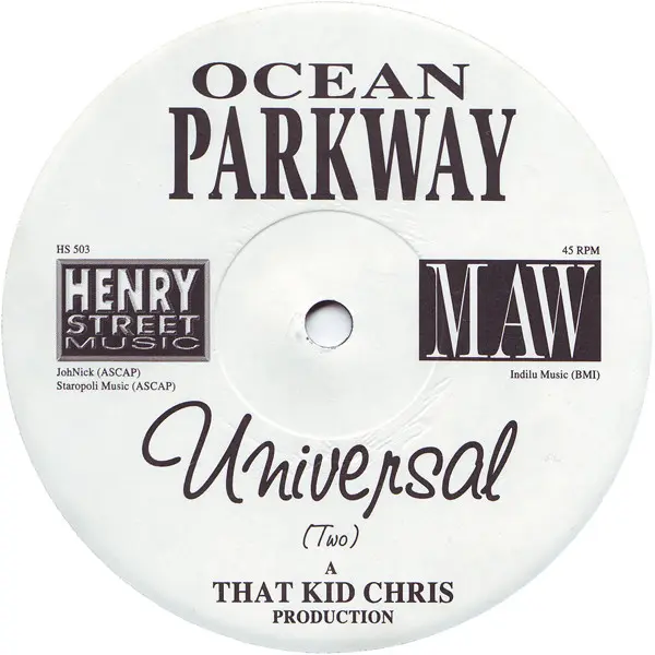 Ocean Parkway - Universal, Electronic, House, 1996 - Henry Street Music, US, Vinyl 1x 12", 45 RPM