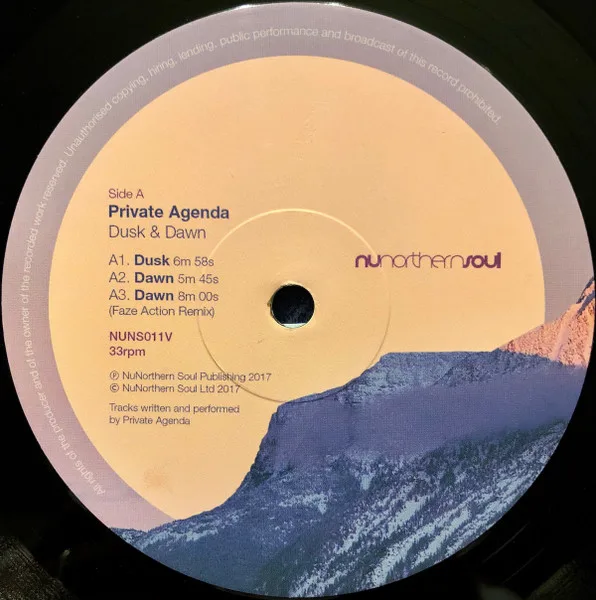 Album cover for Dusk & Dawn by Private Agenda