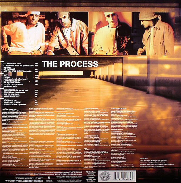 Play-N-Skillz - The Process, Hip Hop, Latin, 2005 - Universal Records, US, Vinyl 2x LP, Album