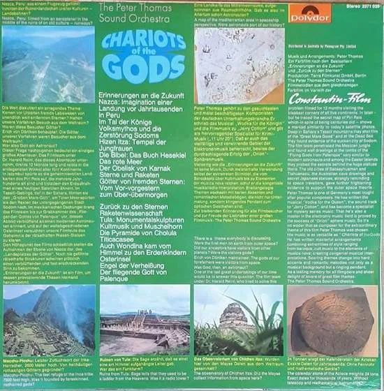 Album cover for Chariots Of The Gods by Peter Thomas Sound Orchestra