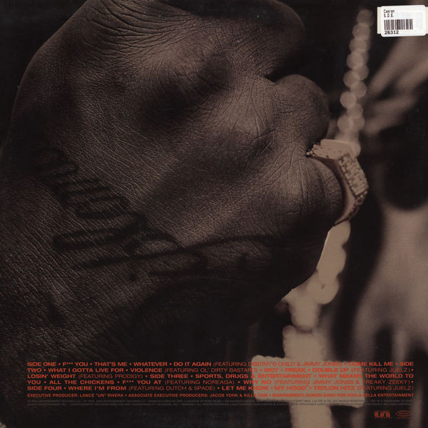 Cam'ron - S.D.E., Hip Hop, 2000 - Epic, Untertainment Records, US, Vinyl 2x LP, Album