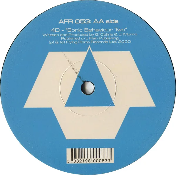 Album cover for Sonic Behaviour EP by 4D (3)