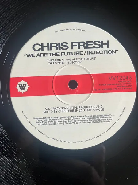 Album cover for We Are The Future / Injection by Chris Fresh